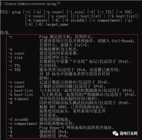 ping、arp、tracert、route这四大命令的详细用法