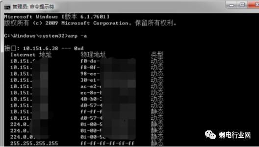 ping、arp、tracert、route这四大命令的详细用法